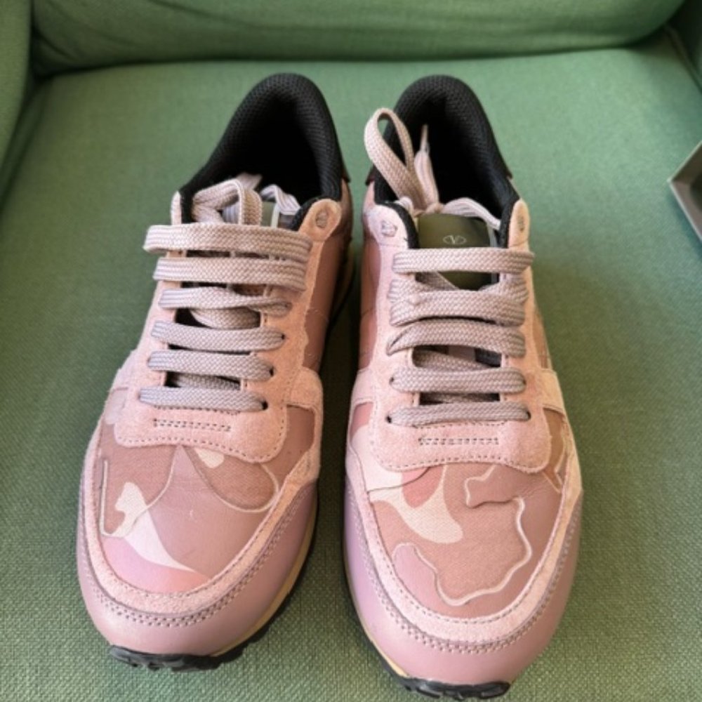 Valentino Garavani Sneakers size 36 camoflauge mutlicolor (pink)